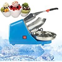 OUKANING Trituradora y picadora de Hielo eléctrico- Ice Crusher Máquina Cubitos Hielo Azul